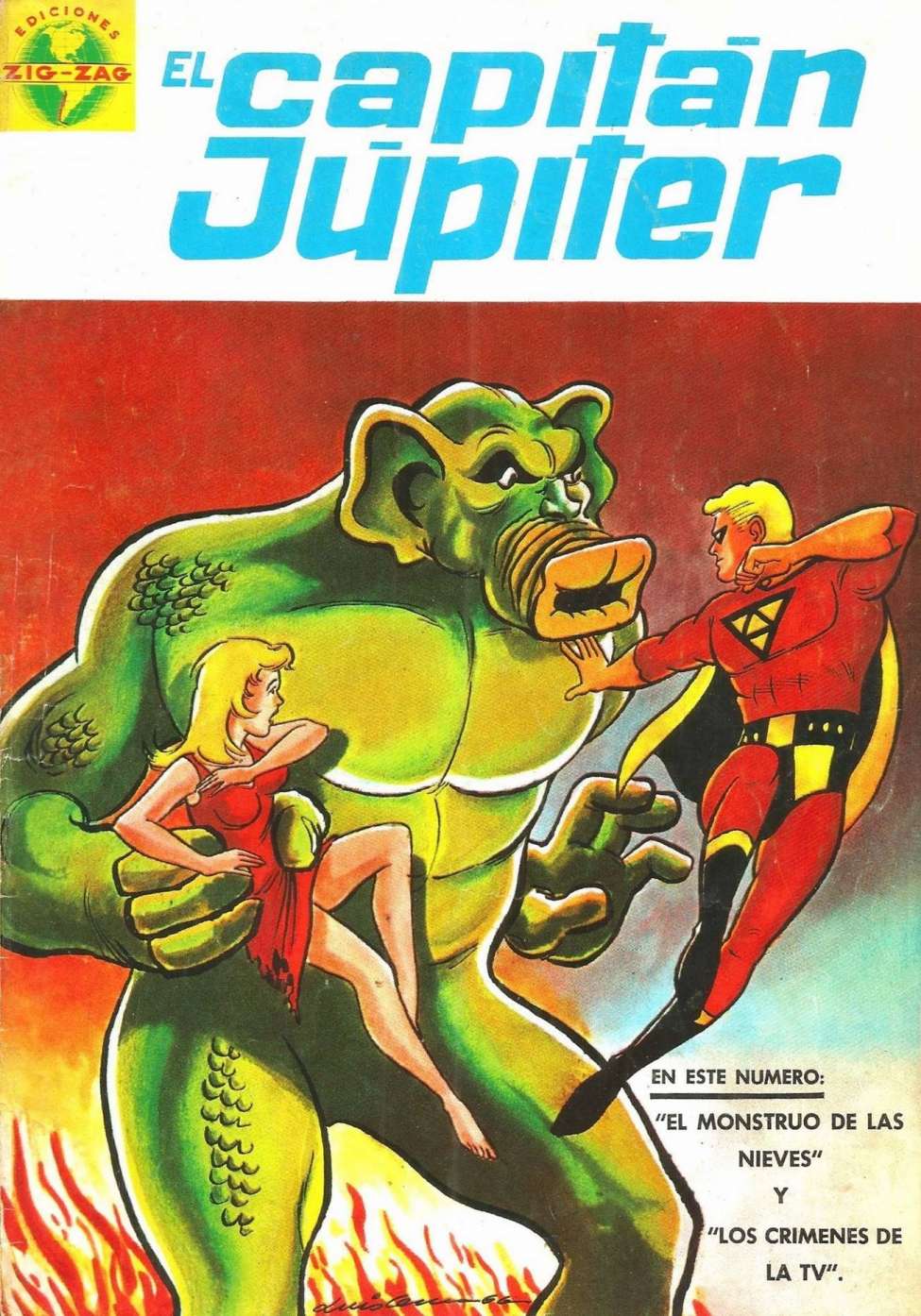 Comic Book Cover For El Capitán Júpiter 4