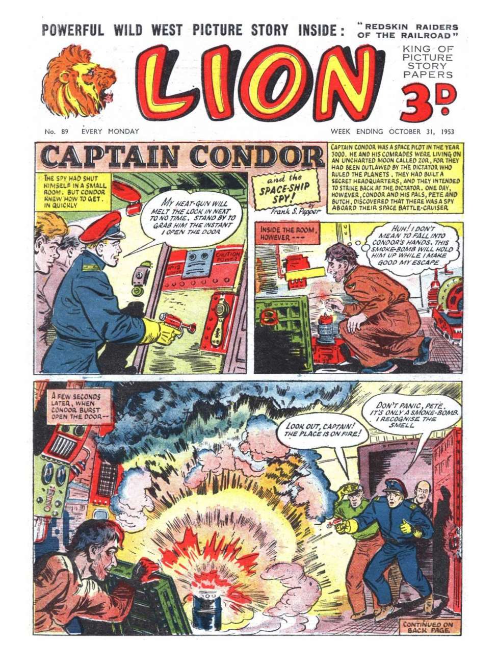 Comic Book Cover For Lion 89