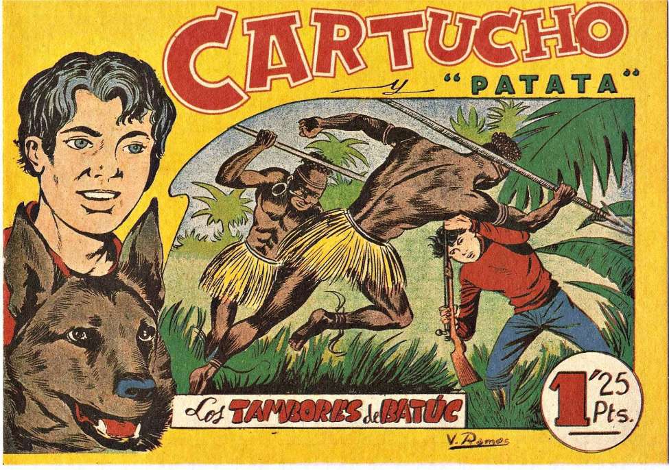 Comic Book Cover For Cartucho y Patata 19 - Los Tambores De Batuc