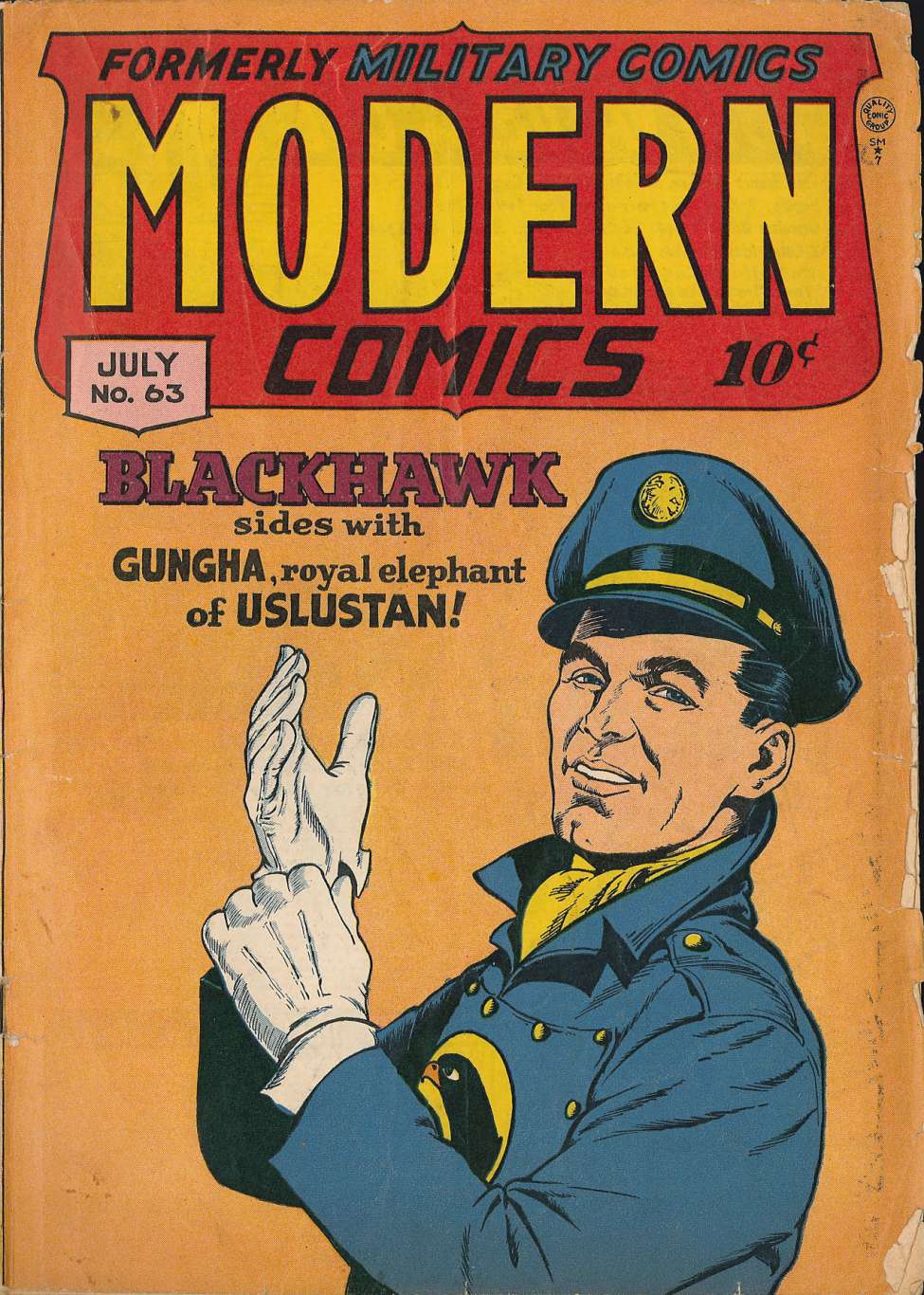 Comic Book Cover For Modern Comics 63