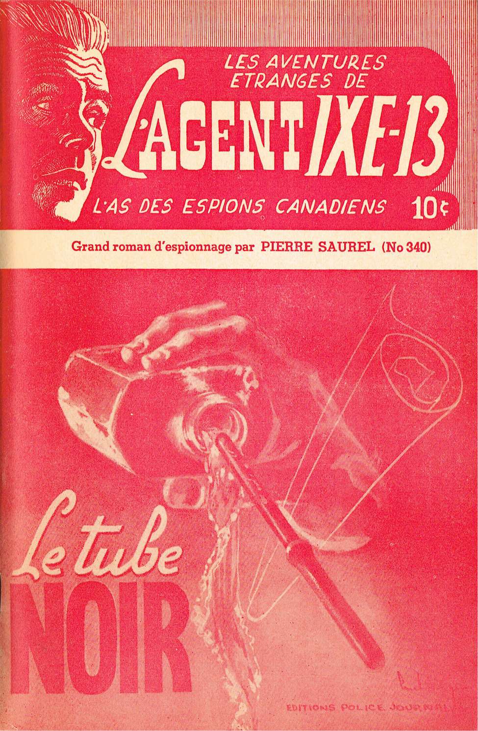 Book Cover For L'Agent IXE-13 v2 340 - Le tube noir