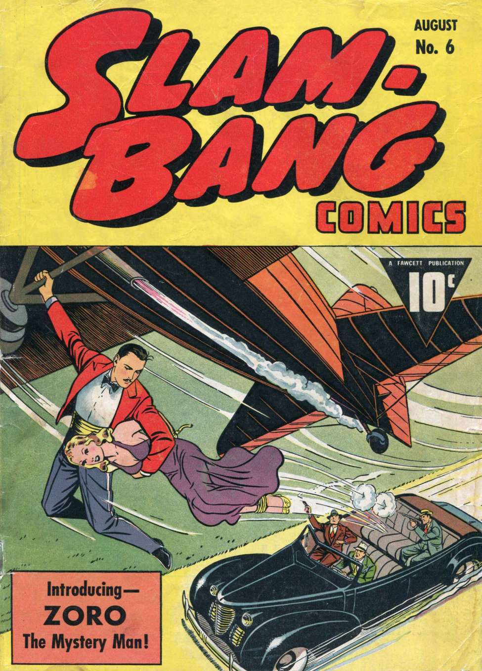 Comic Book Cover For Slam-Bang Comics 6
