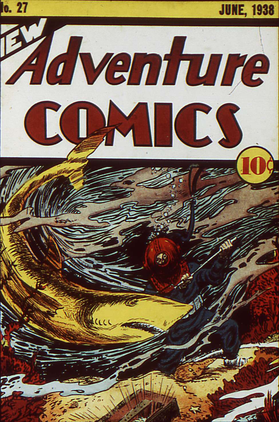 Comic Book Cover For New Adventure Comics 27 (fiche)
