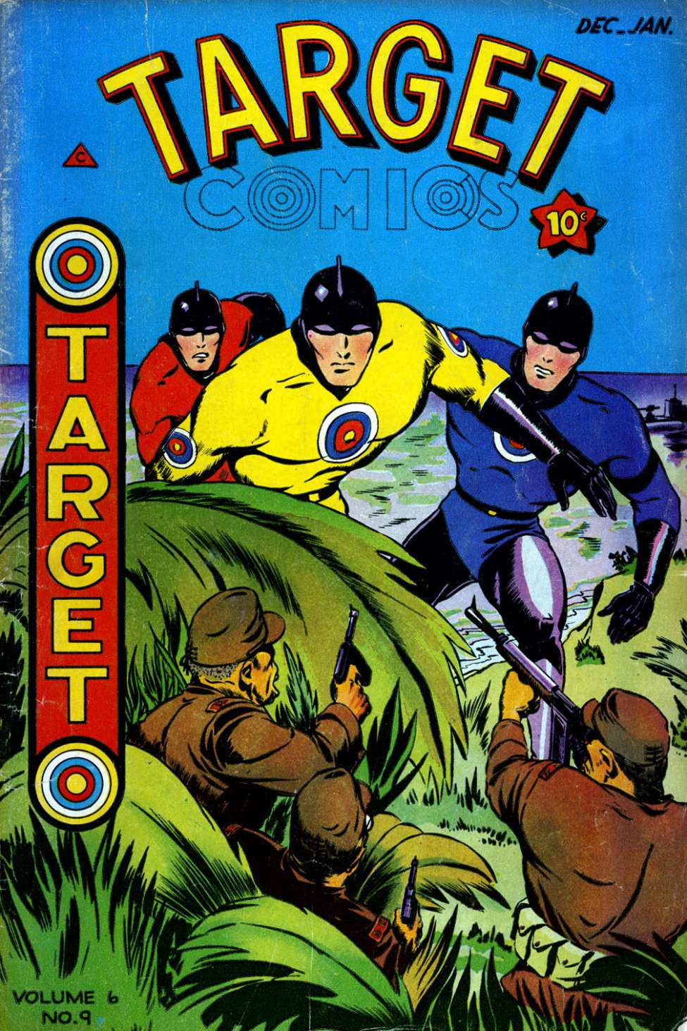Comic Book Cover For Target Comics v6 9