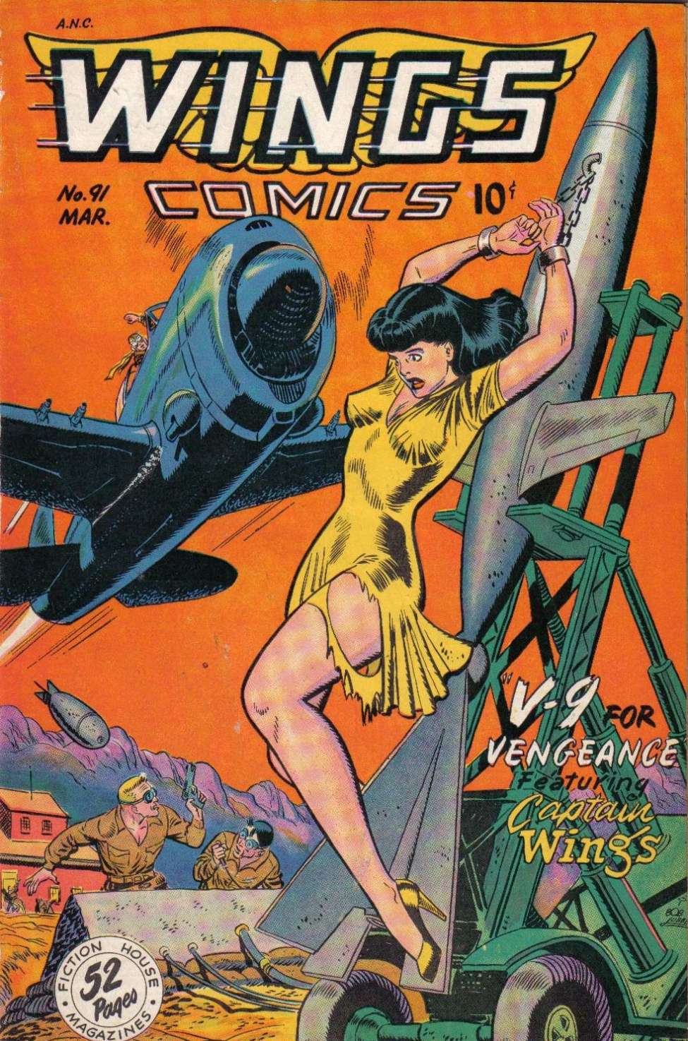Comic Book Cover For Wings Comics 91