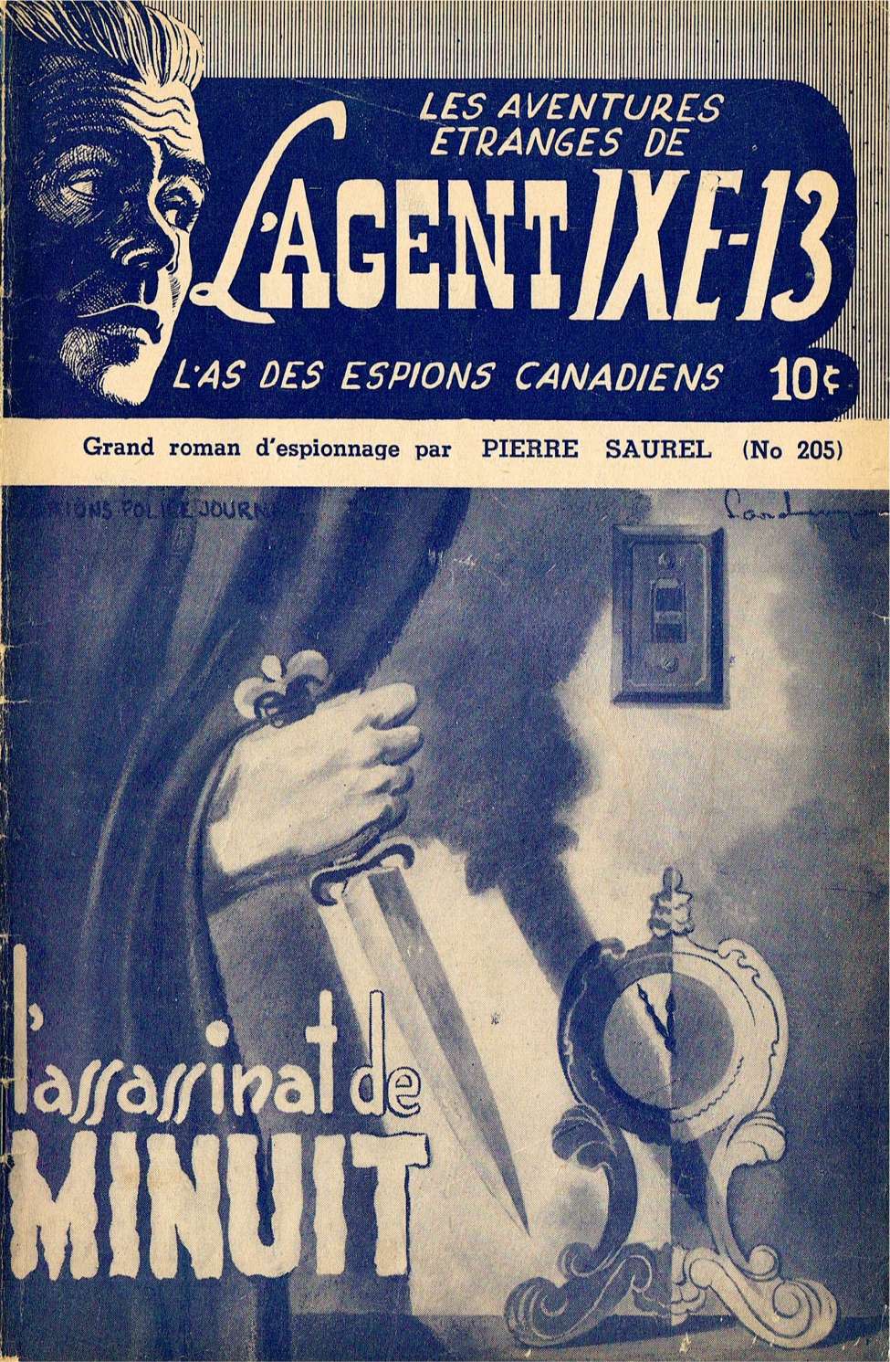 Book Cover For L'Agent IXE-13 v2 205 - L'assassinat de minuit