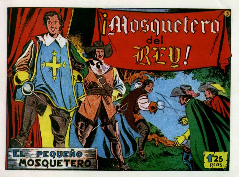 Book Cover For El Pequeño Mosquetero 3 - Mosquetero Del Rey
