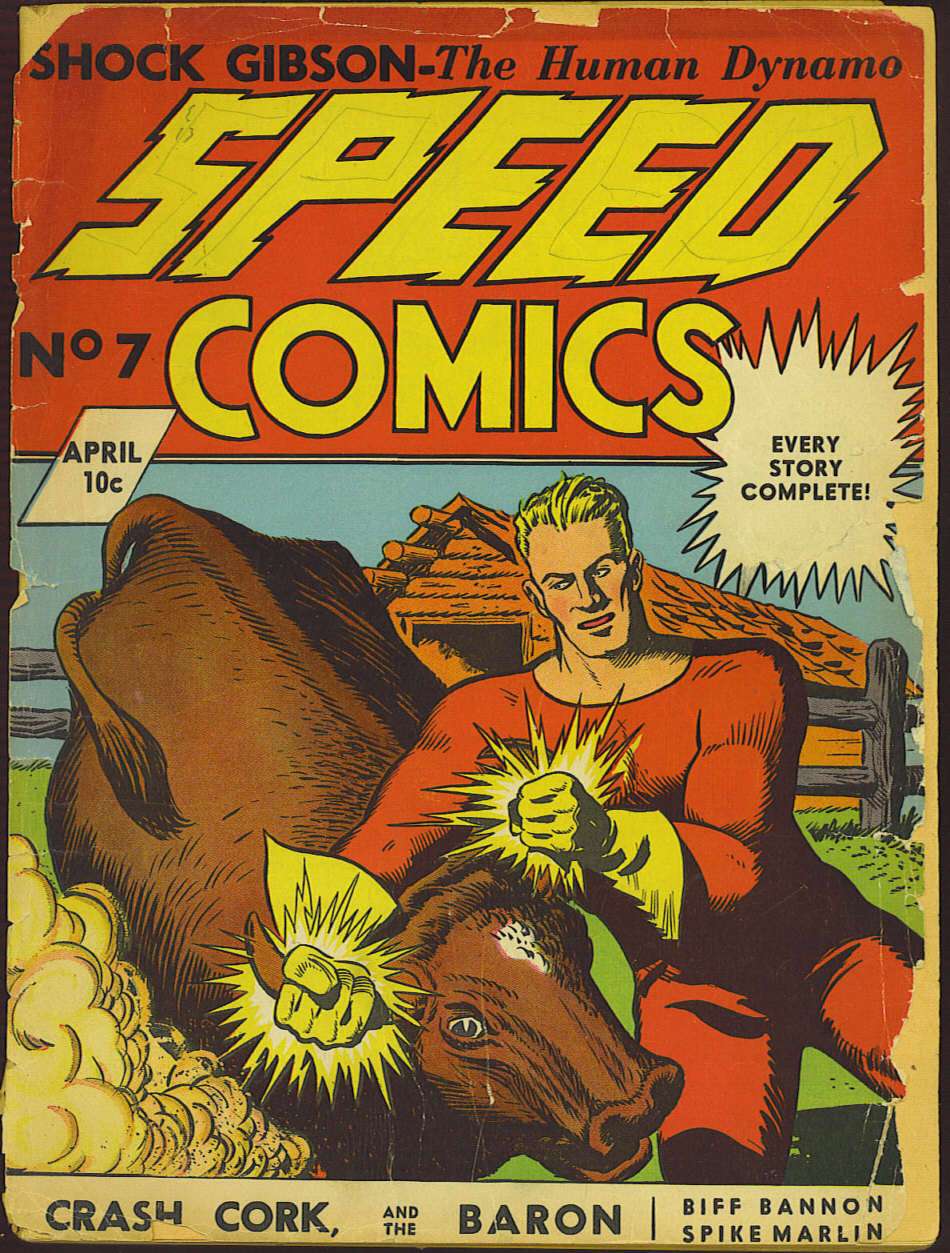 Comic Book Cover For Speed Comics 7