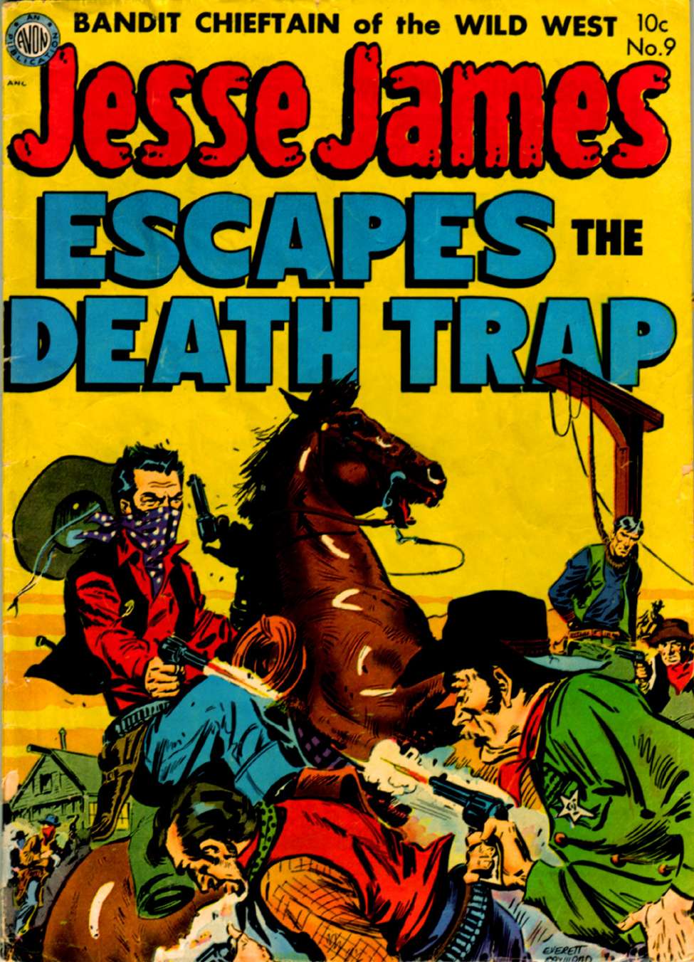 Comic Book Cover For Jesse James 9 - Version 1