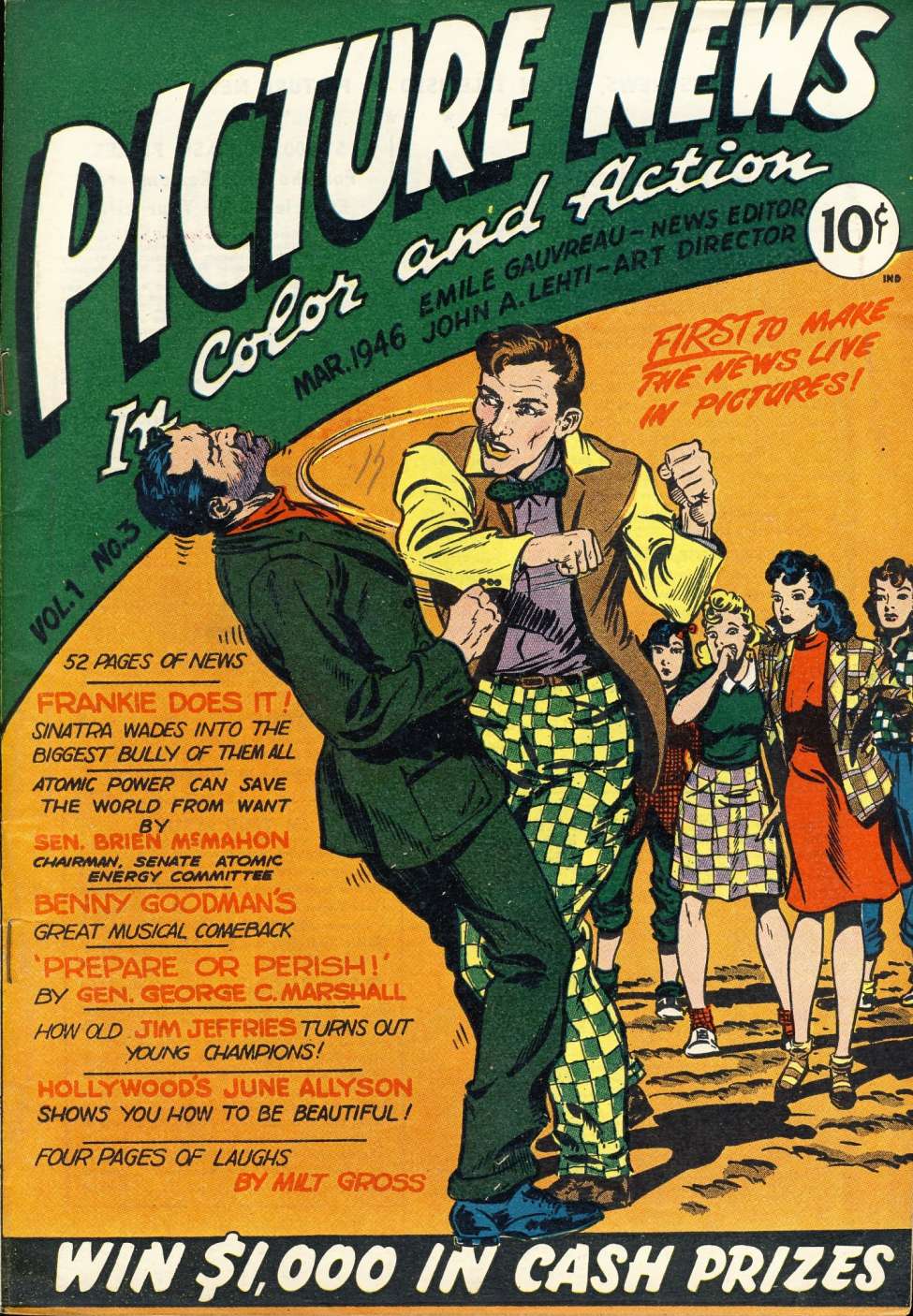 Comic Book Cover For Picture News 3
