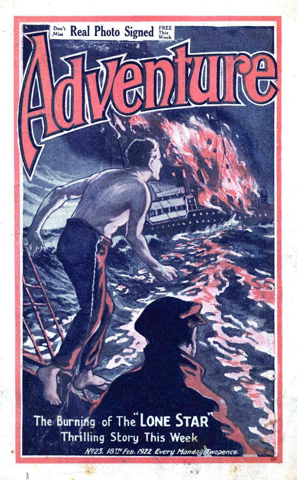 Comic Book Cover For Adventure 23 - The Winning Trick