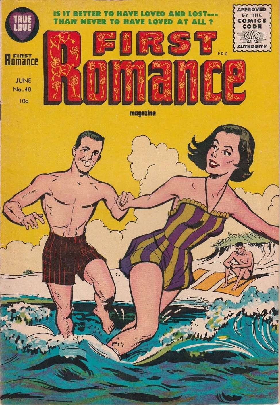 Book Cover For First Romance Magazine 40