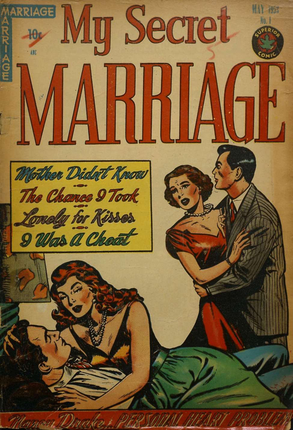 Comic Book Cover For My Secret Marriage 1