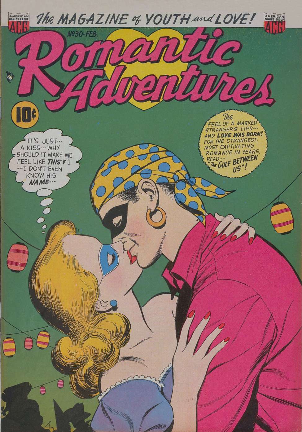 Comic Book Cover For Romantic Adventures 30