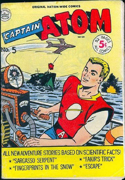 Comic Book Cover For Captain Atom 5 - Version 1