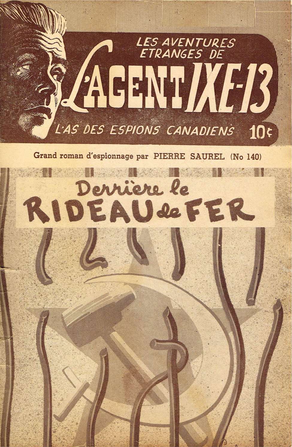 Book Cover For L'Agent IXE-13 v2 140 - Derriere le rideau de fer