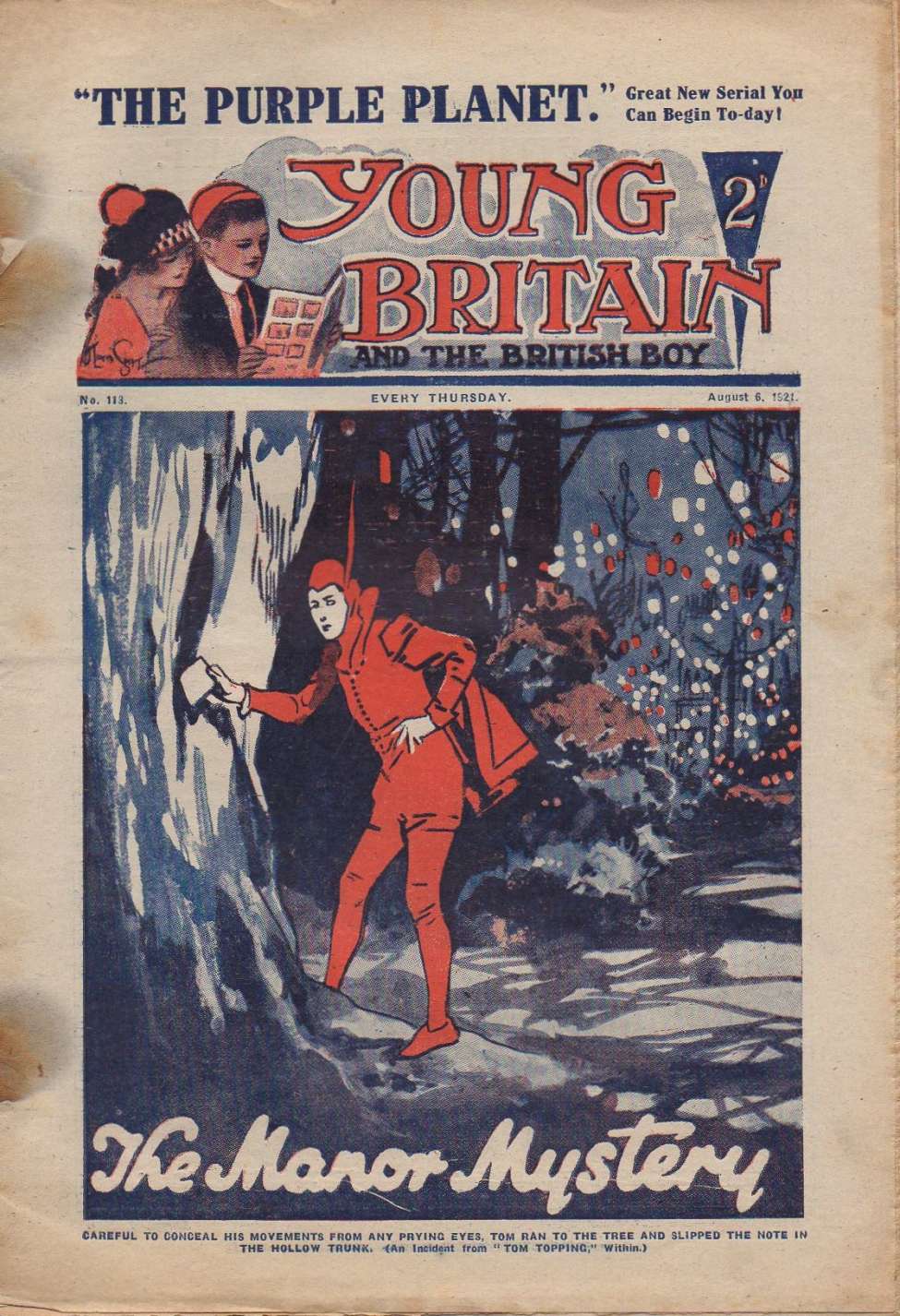 Comic Book Cover For Young Britain 113 - Treasure Trail