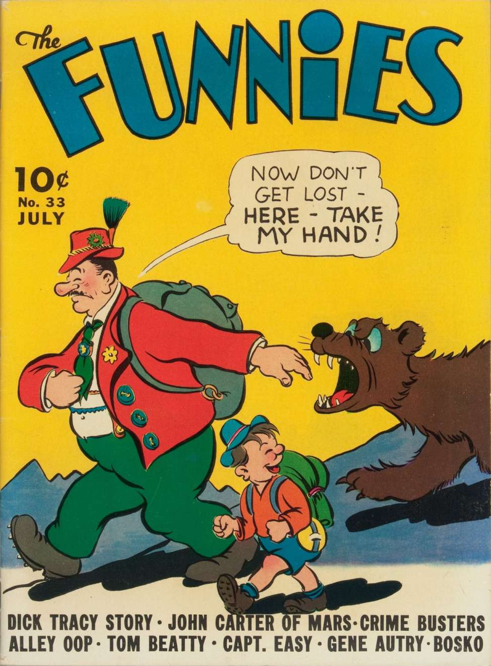 Book Cover For The Funnies 33