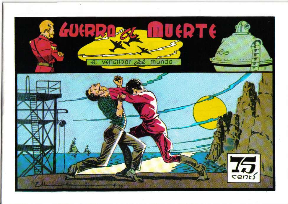 Comic Book Cover For El Vengador del Mundo 7 - Guerra a muerte