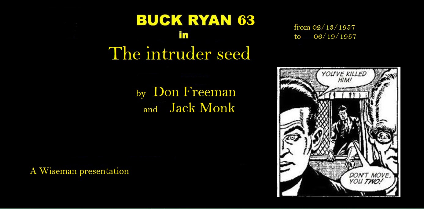 Comic Book Cover For Buck Ryan 63 - The Intruder Seed