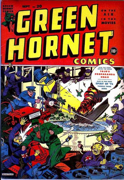 Comic Book Cover For Green Hornet Comics 20 (original art) - Version 2