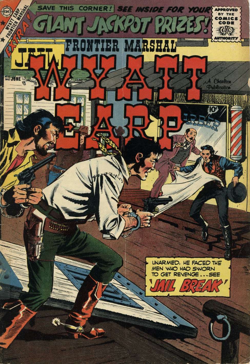 Comic Book Cover For Wyatt Earp Frontier Marshal 25