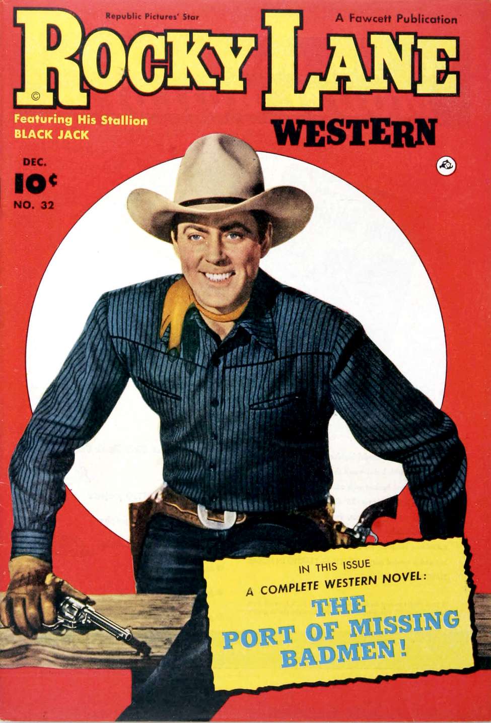 Comic Book Cover For Rocky Lane Western 32 - Version 1