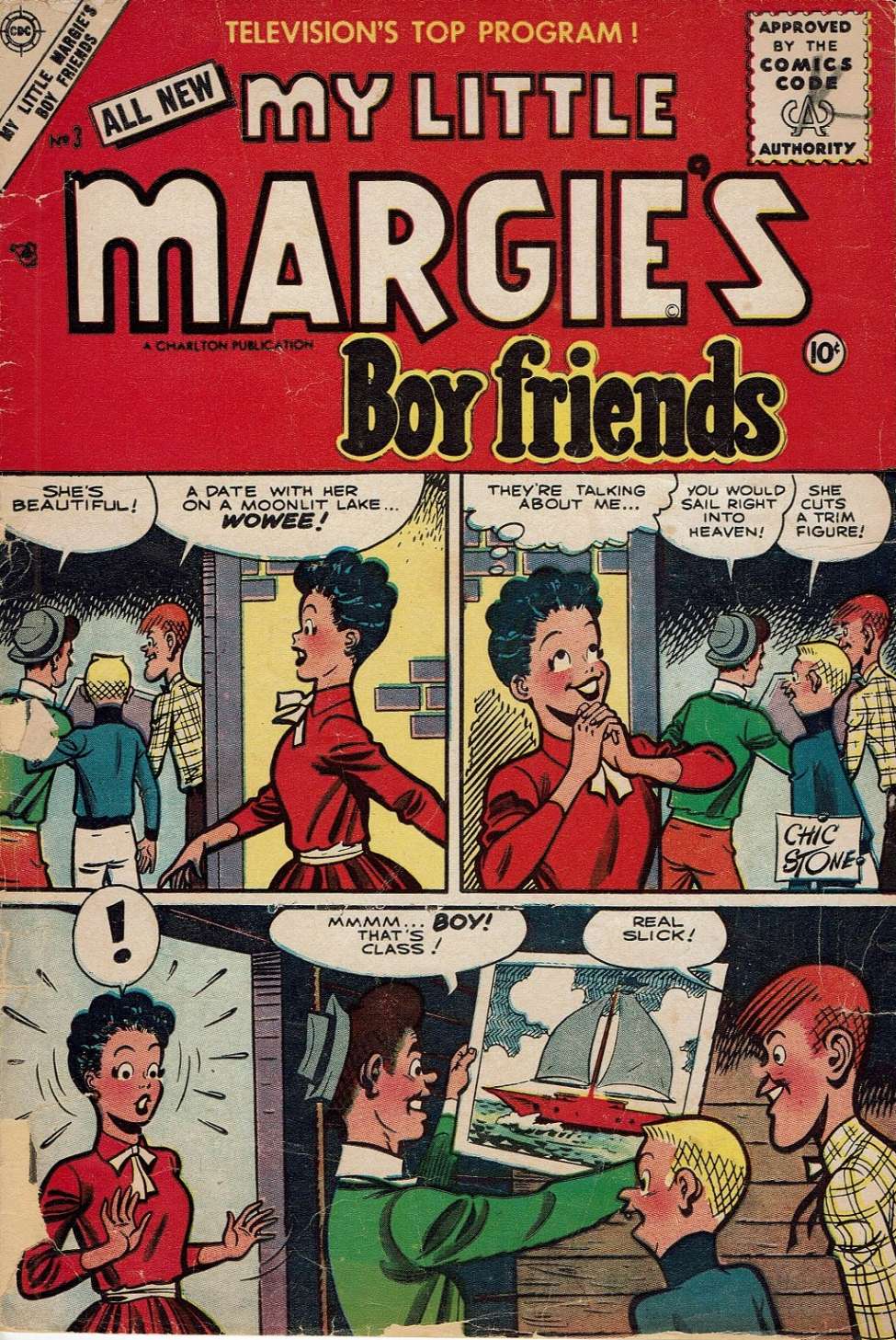 Comic Book Cover For My Little Margie's Boyfriends 3