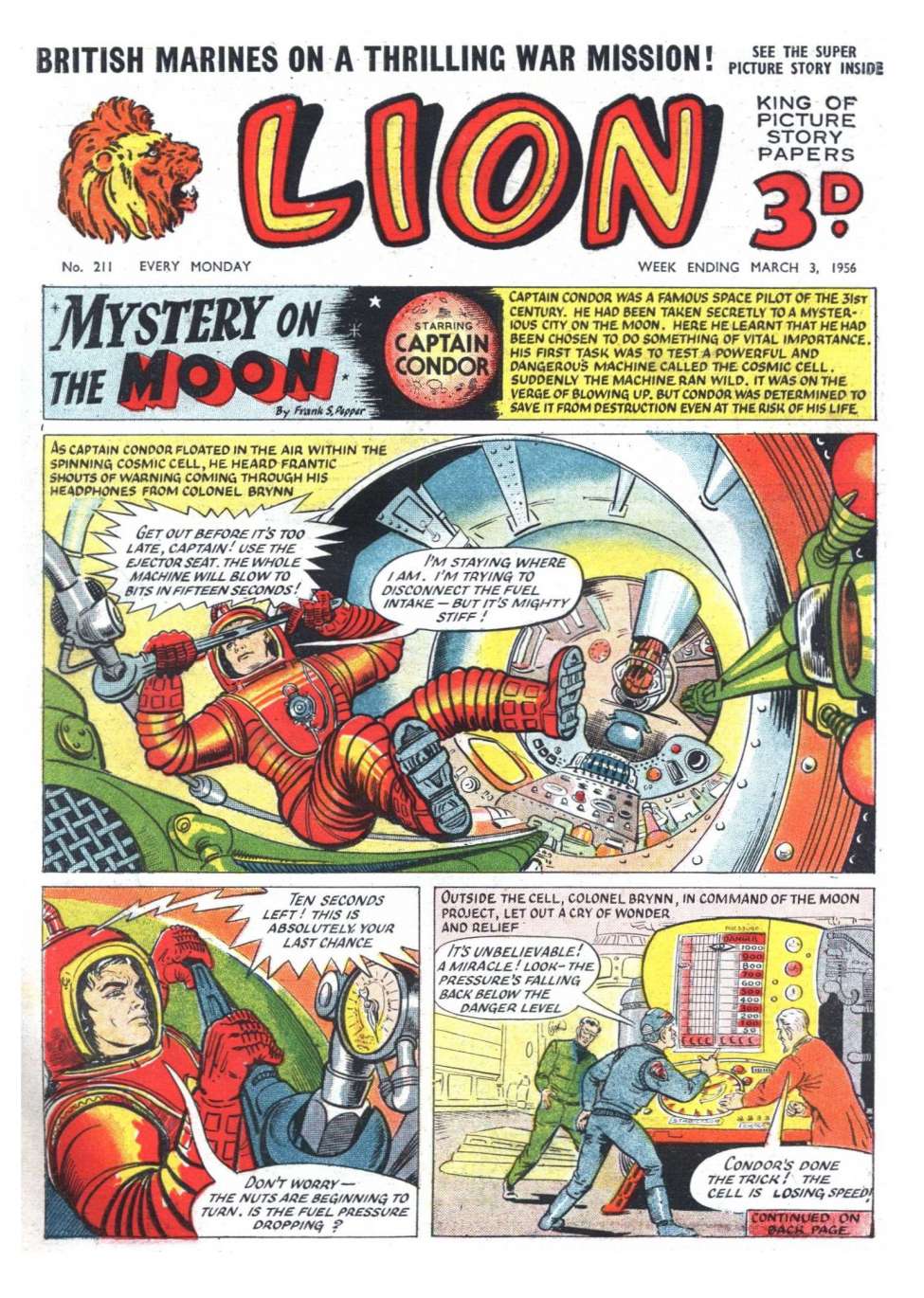 Comic Book Cover For Lion 211