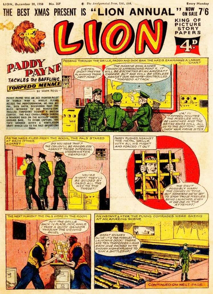 Comic Book Cover For Lion 357
