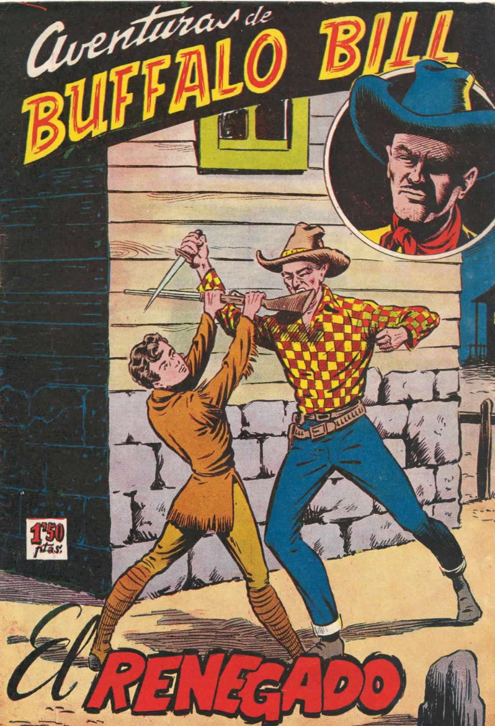 Comic Book Cover For Aventuras de Buffalo Bill 4 El renegado
