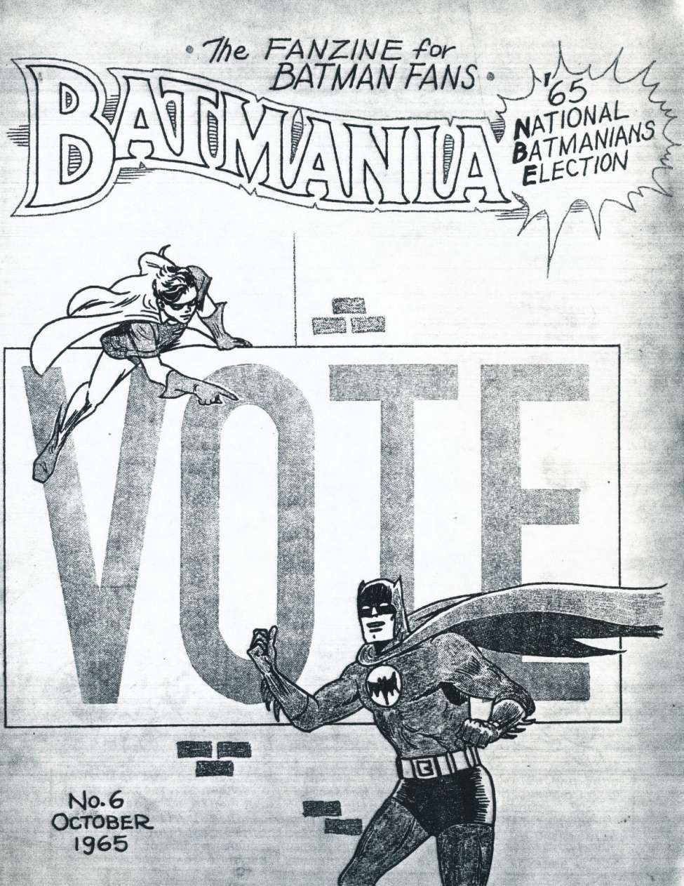 Comic Book Cover For Batmania 6