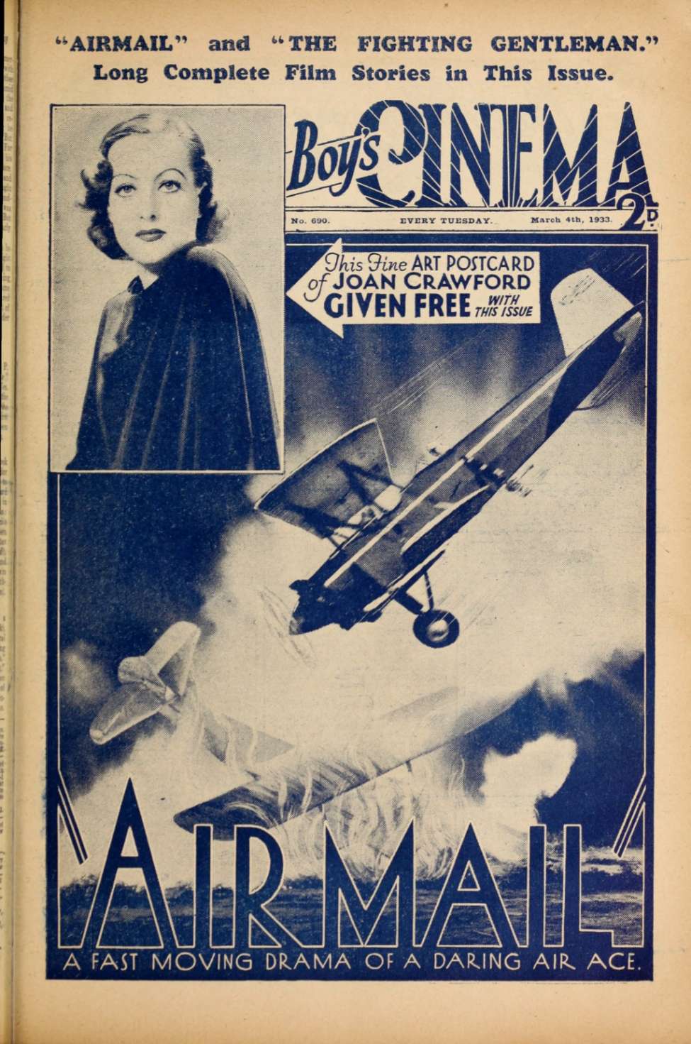 Book Cover For Boy's Cinema 690 - Airmail - Ralph Bellamy