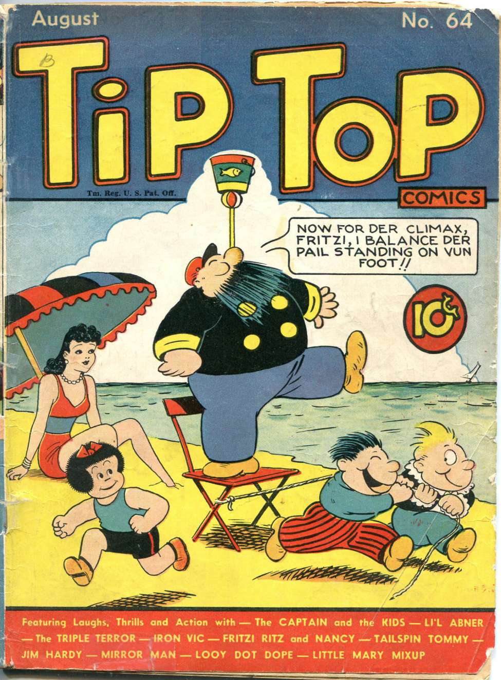 Comic Book Cover For Tip Top Comics 64