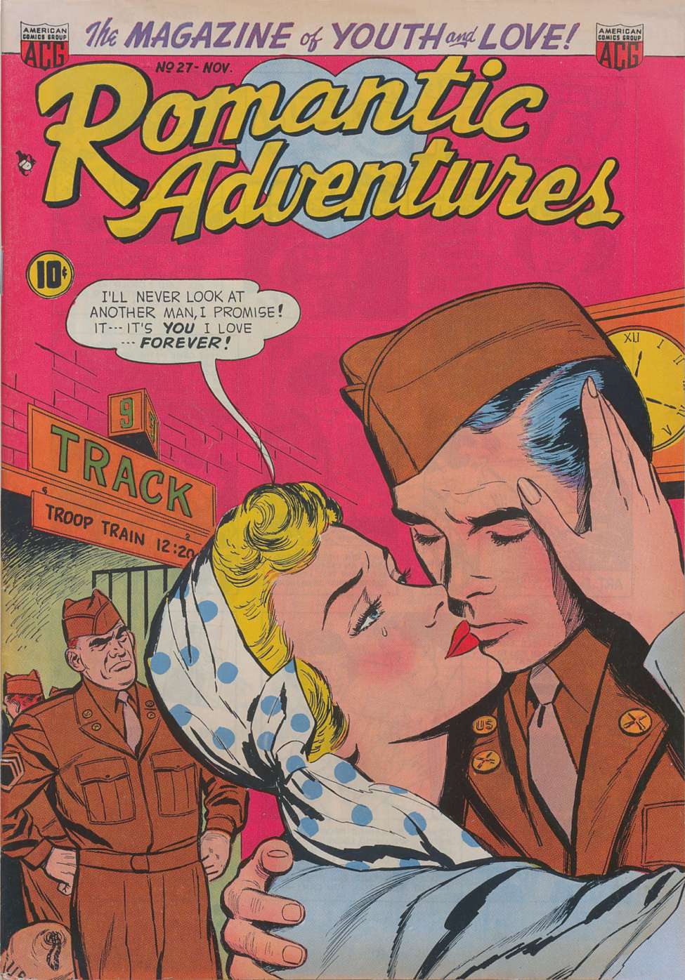 Comic Book Cover For Romantic Adventures 27
