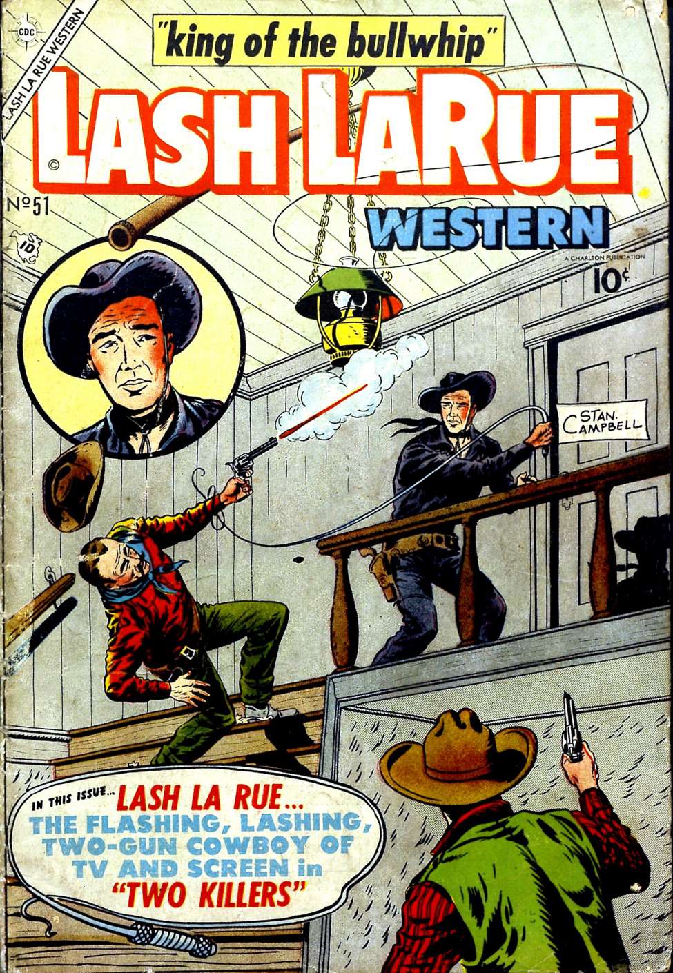 Comic Book Cover For Lash LaRue Western 51