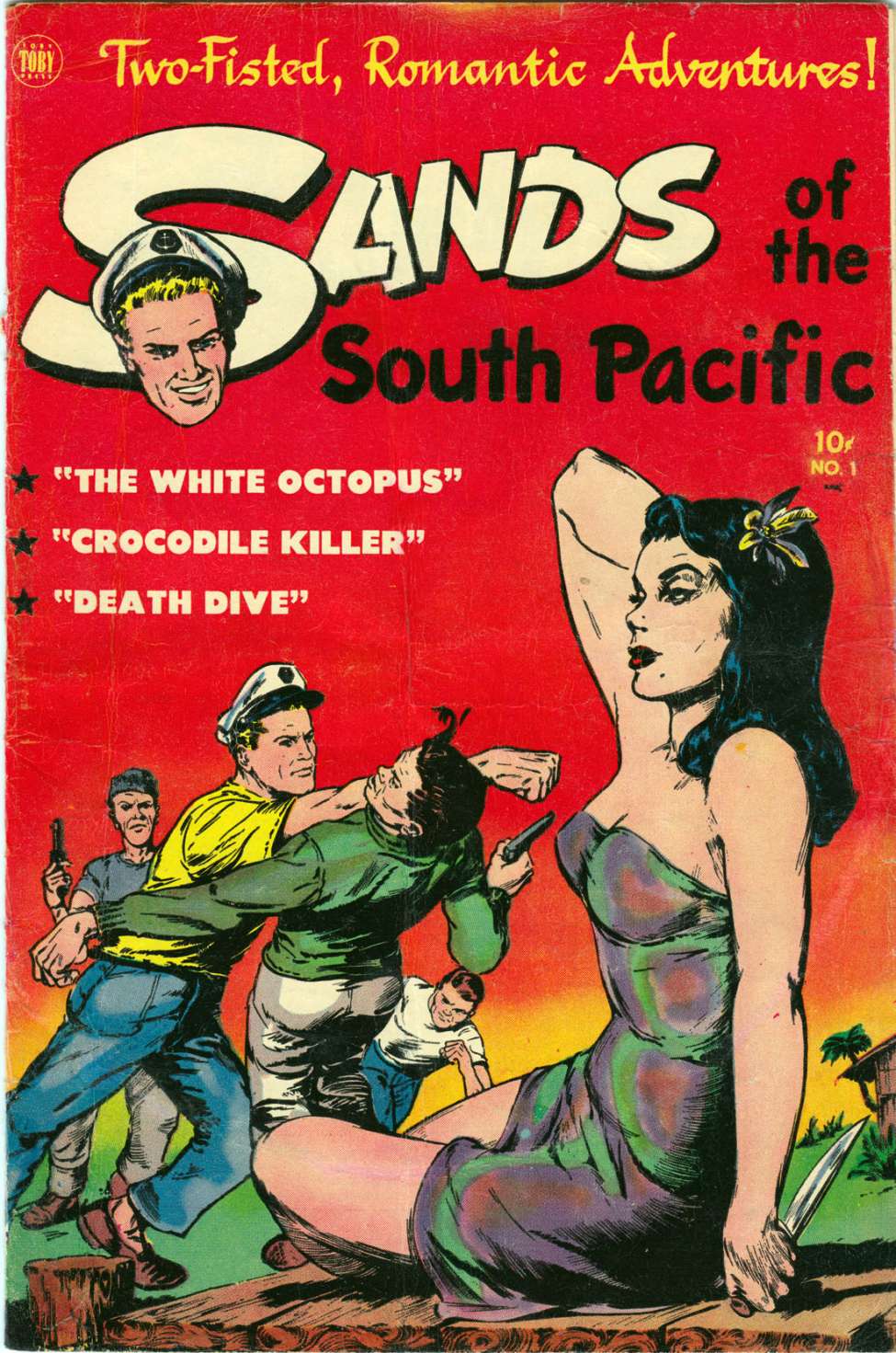Comic Book Cover For Sands of the South Pacific 1