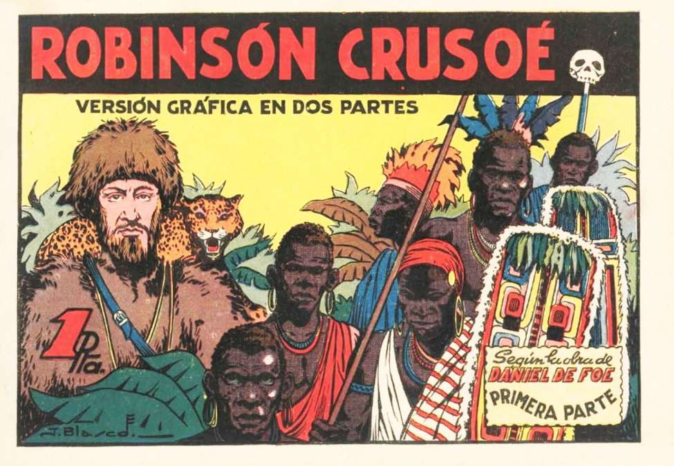 Comic Book Cover For Aventuras Célebres - Robinson Crusoe 1