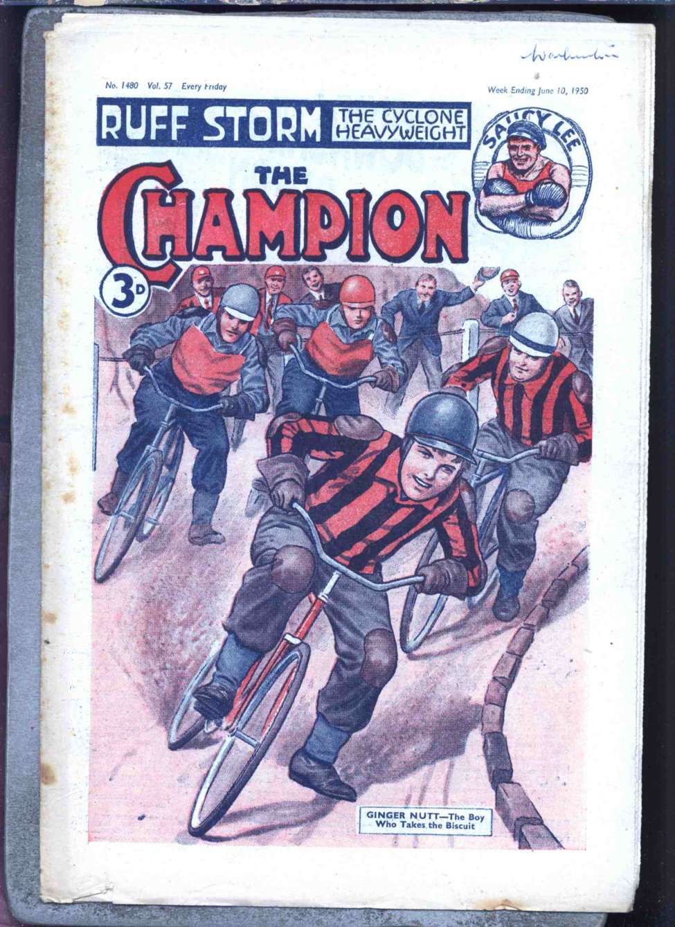 Comic Book Cover For The Champion 1480