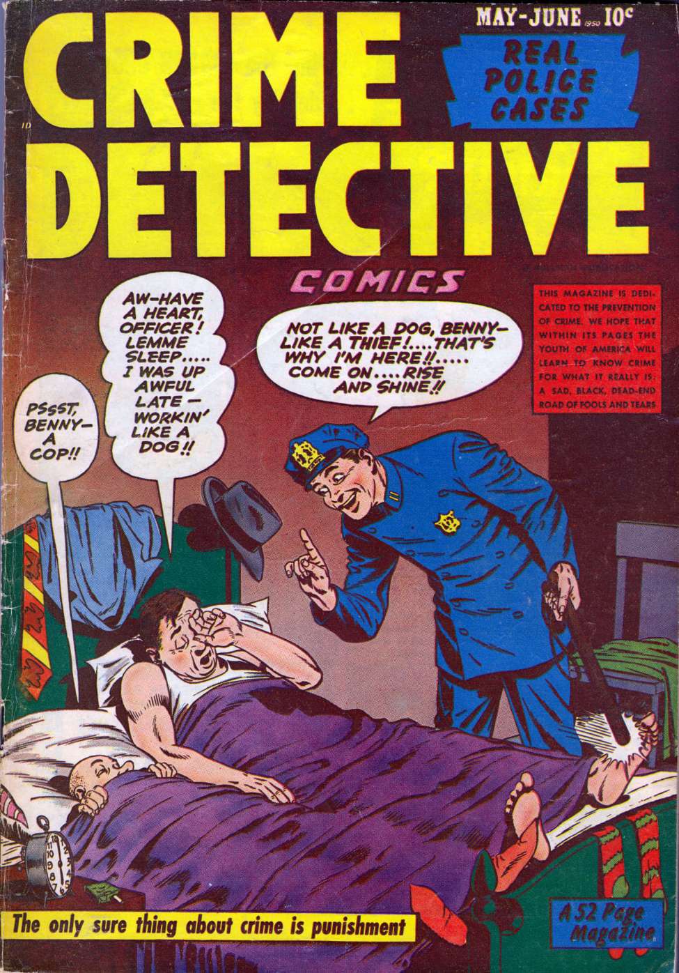 Comic Book Cover For Crime Detective Comics v2 2