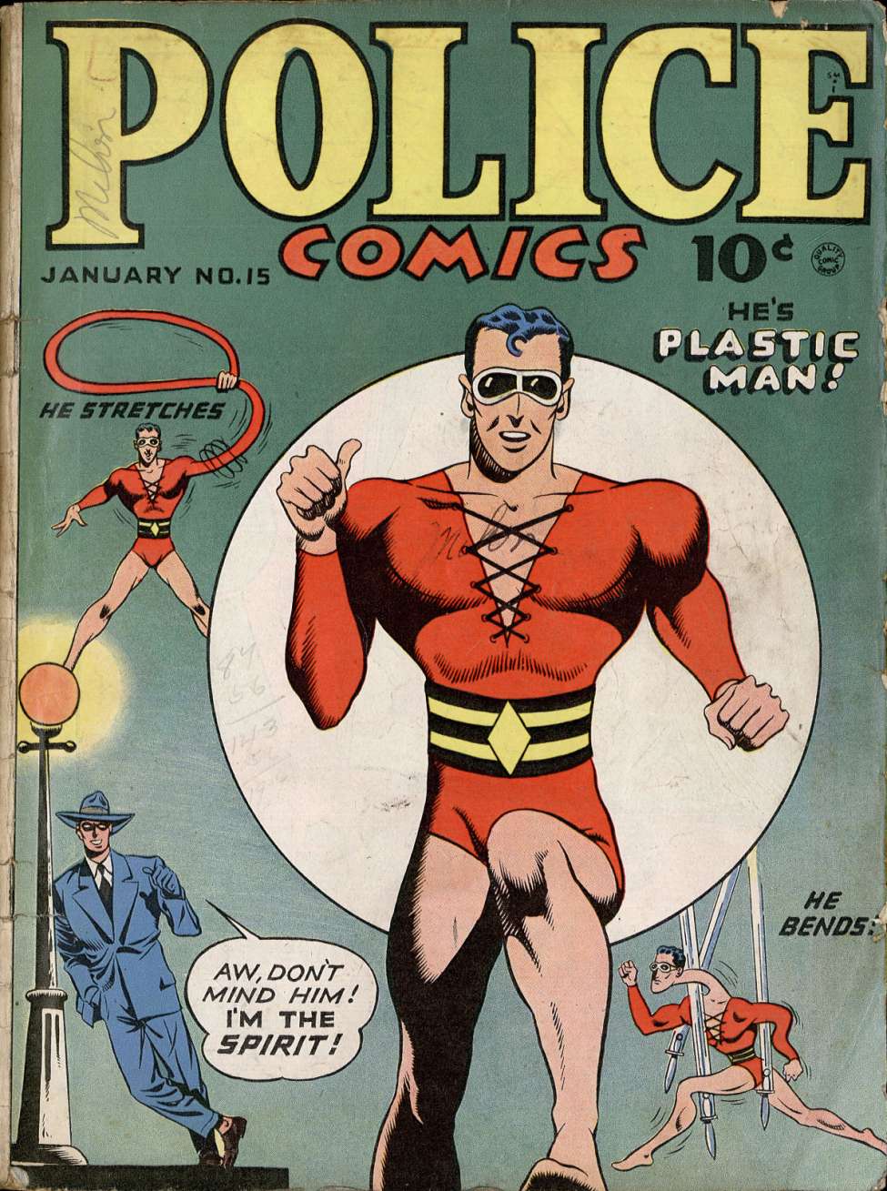 Book Cover For Police Comics 15
