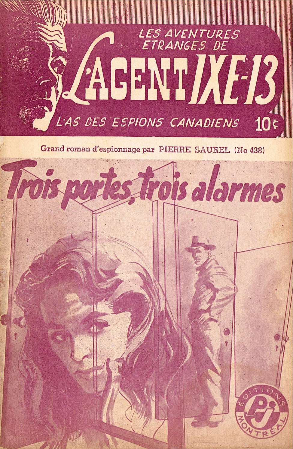 Book Cover For L'Agent IXE-13 v2 438 - Trois portes trois alarmes