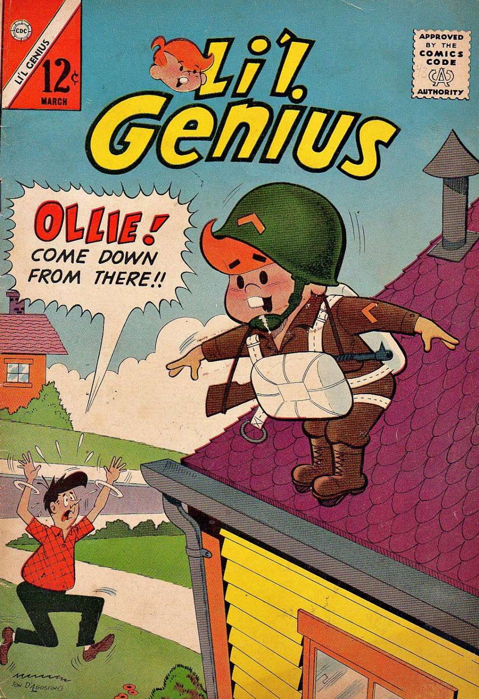 Comic Book Cover For Li'l Genius 43
