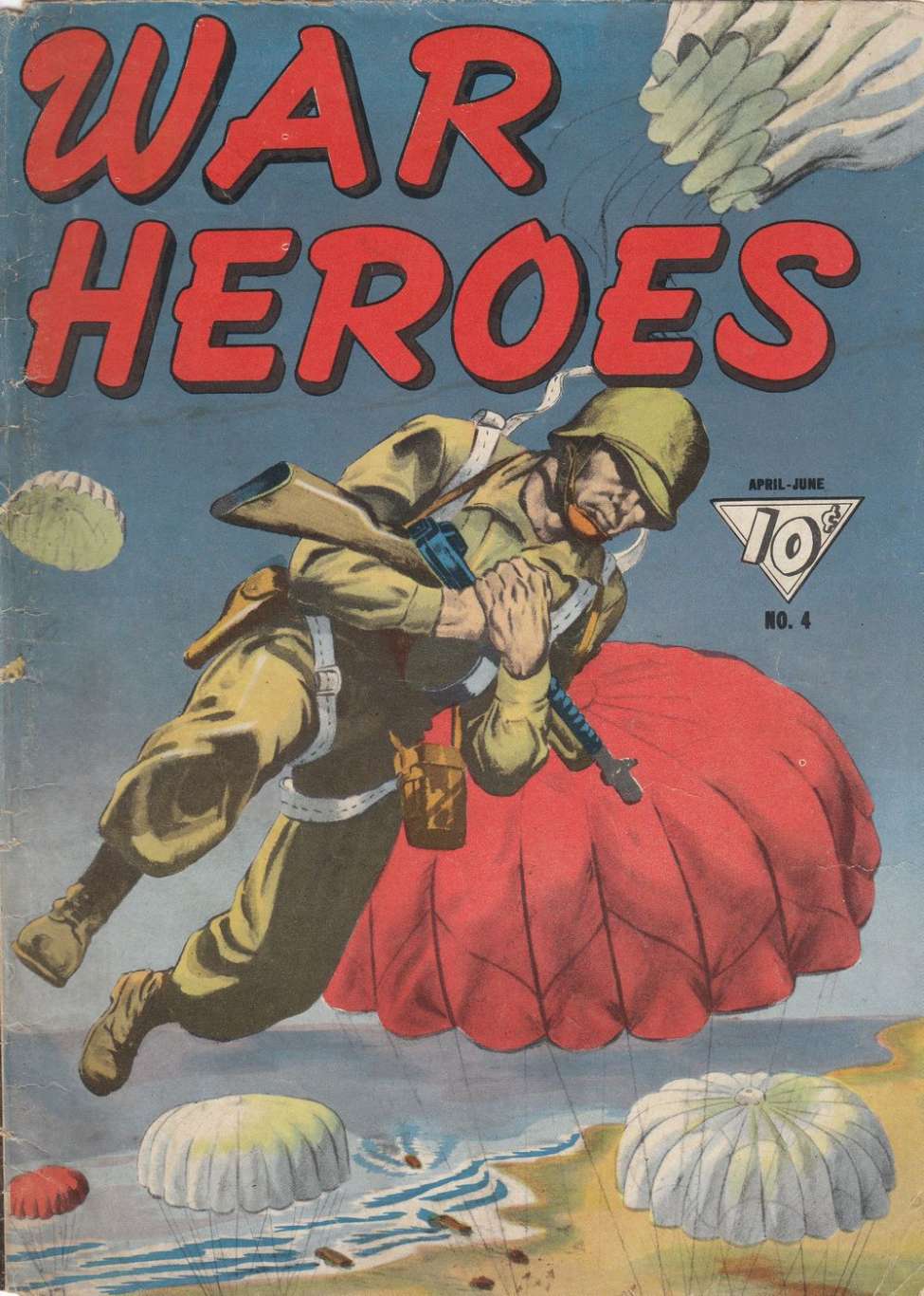Comic Book Cover For War Heroes 4