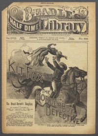 Large Thumbnail For Beadle's Half Dime Library 449 - Kit Fox, the Border Boy Detective