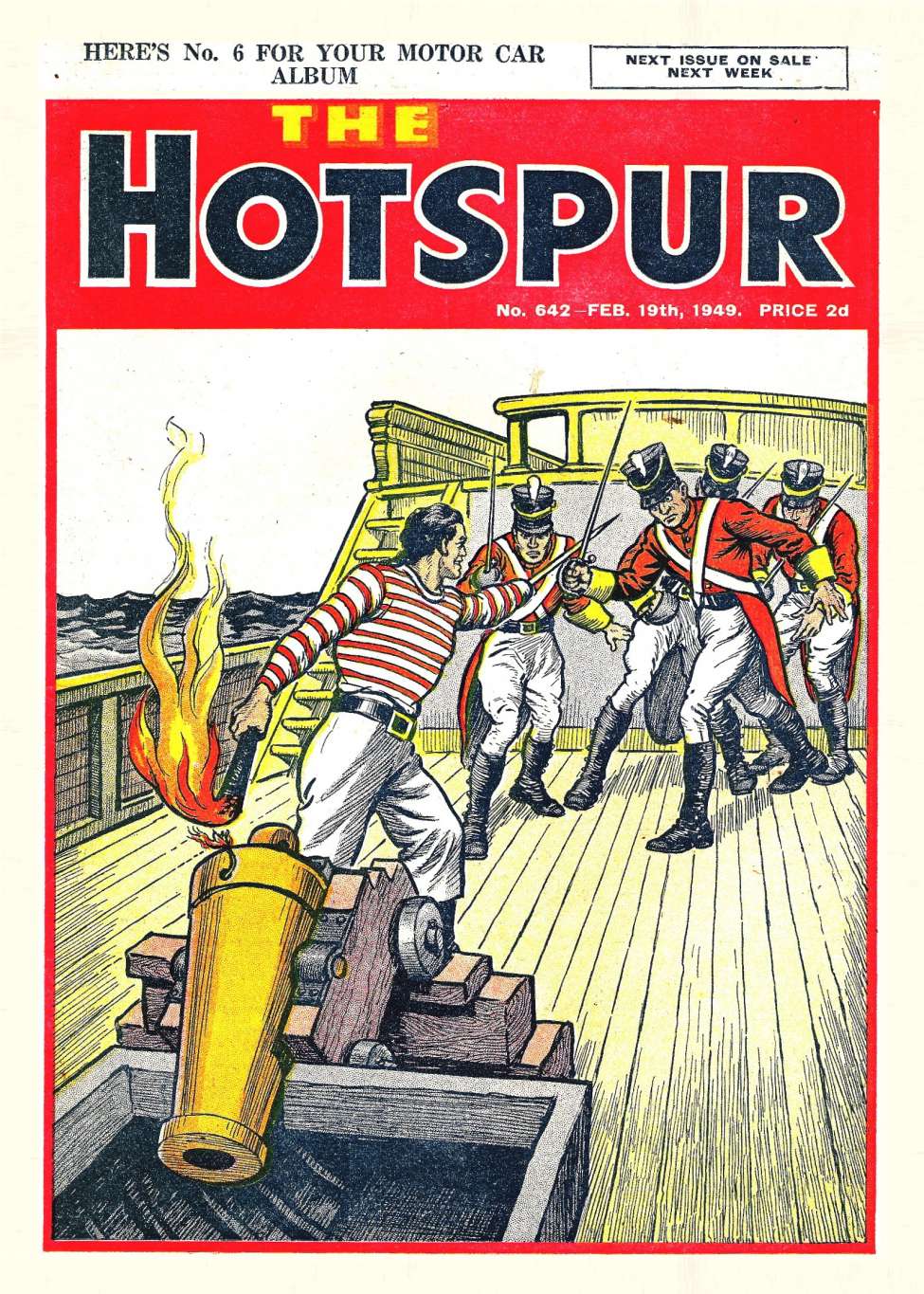 Comic Book Cover For The Hotspur 642