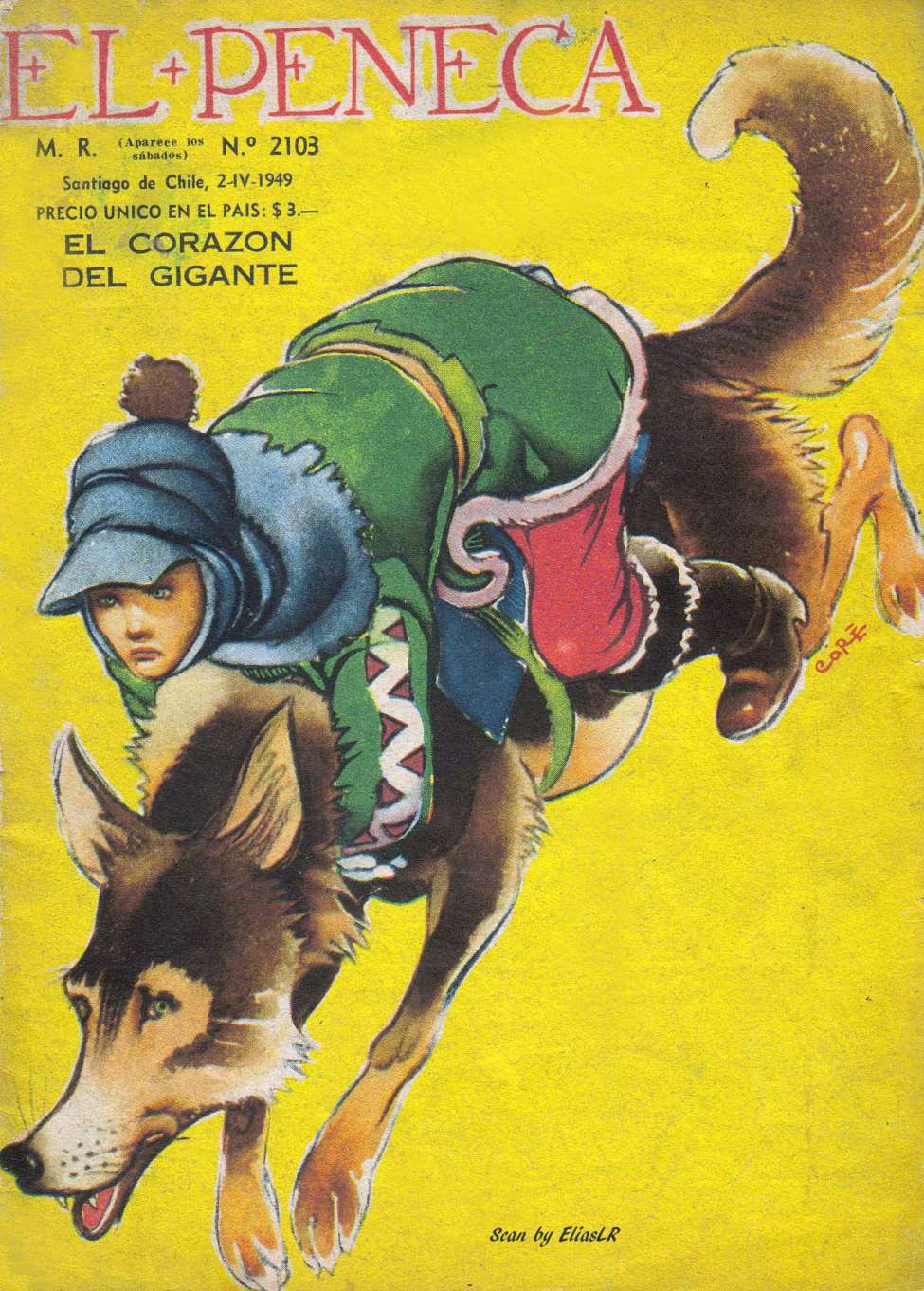 Comic Book Cover For El Peneca Zig Zag 2103