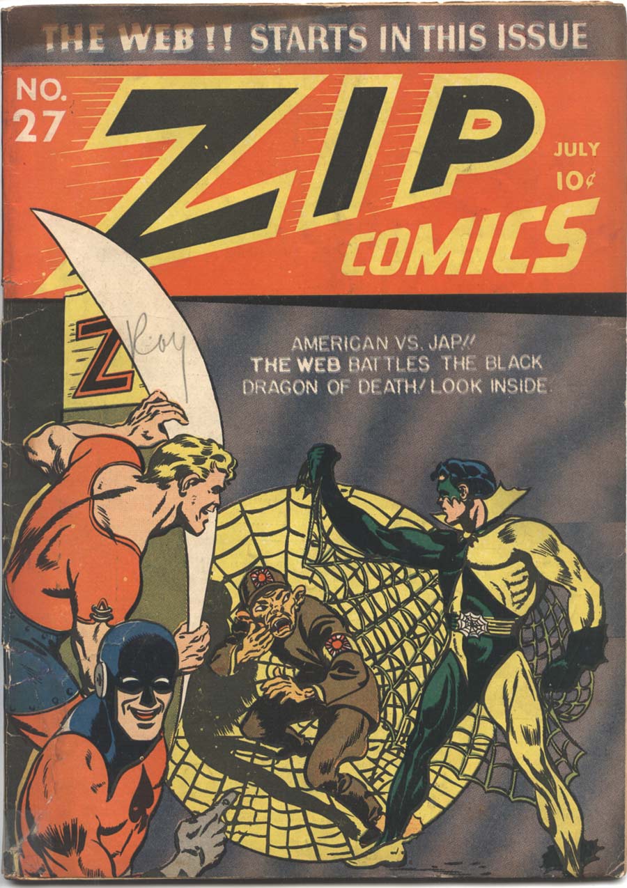 Comic Book Cover For Zip Comics 27