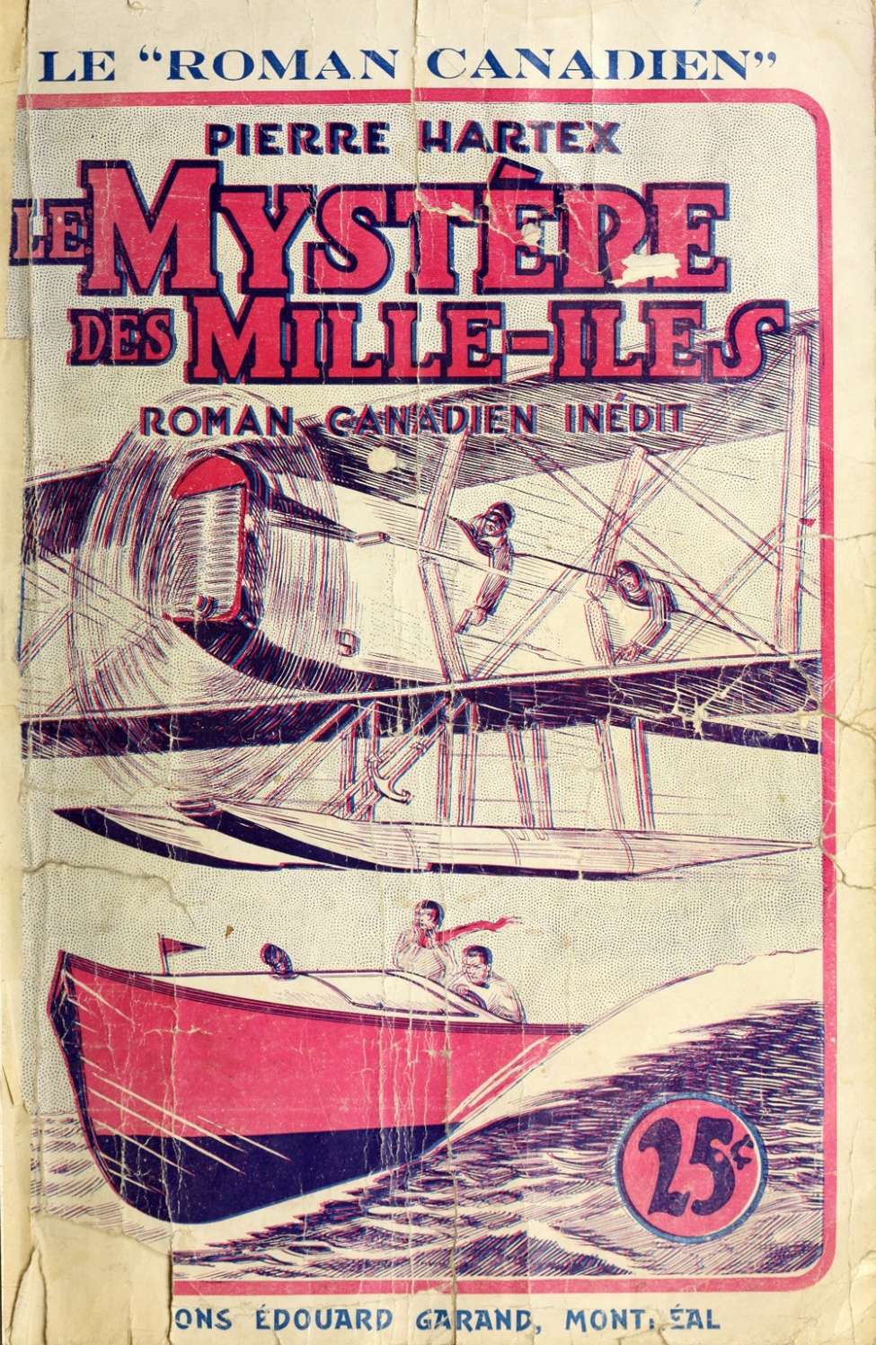 Book Cover For Le Roman Canadien 34 - Le mystère des Mille-Îles