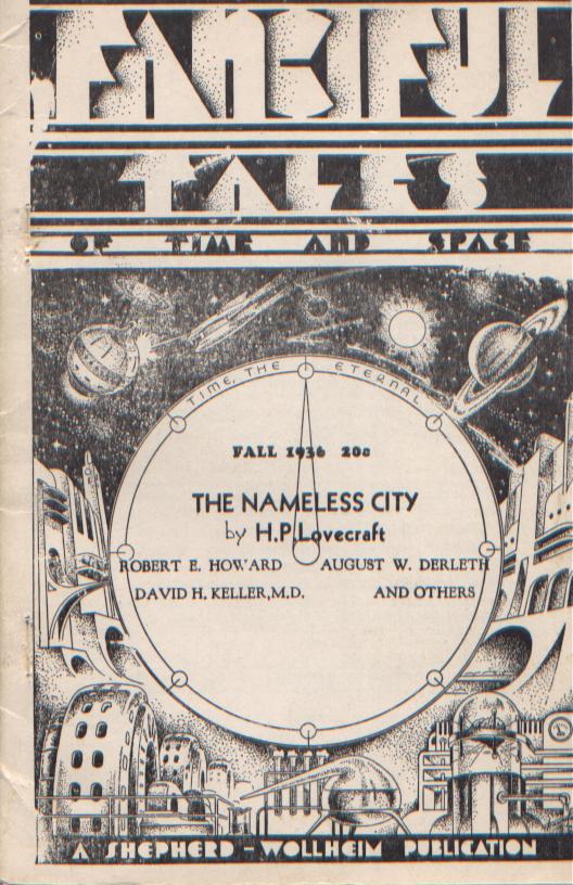 Comic Book Cover For Fanciful Tales of Time And Space 1 - The Nameless City - H. P. Lovecraft